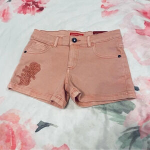 NWT Los Angeles guess size 10 youth girls pink denim shorts